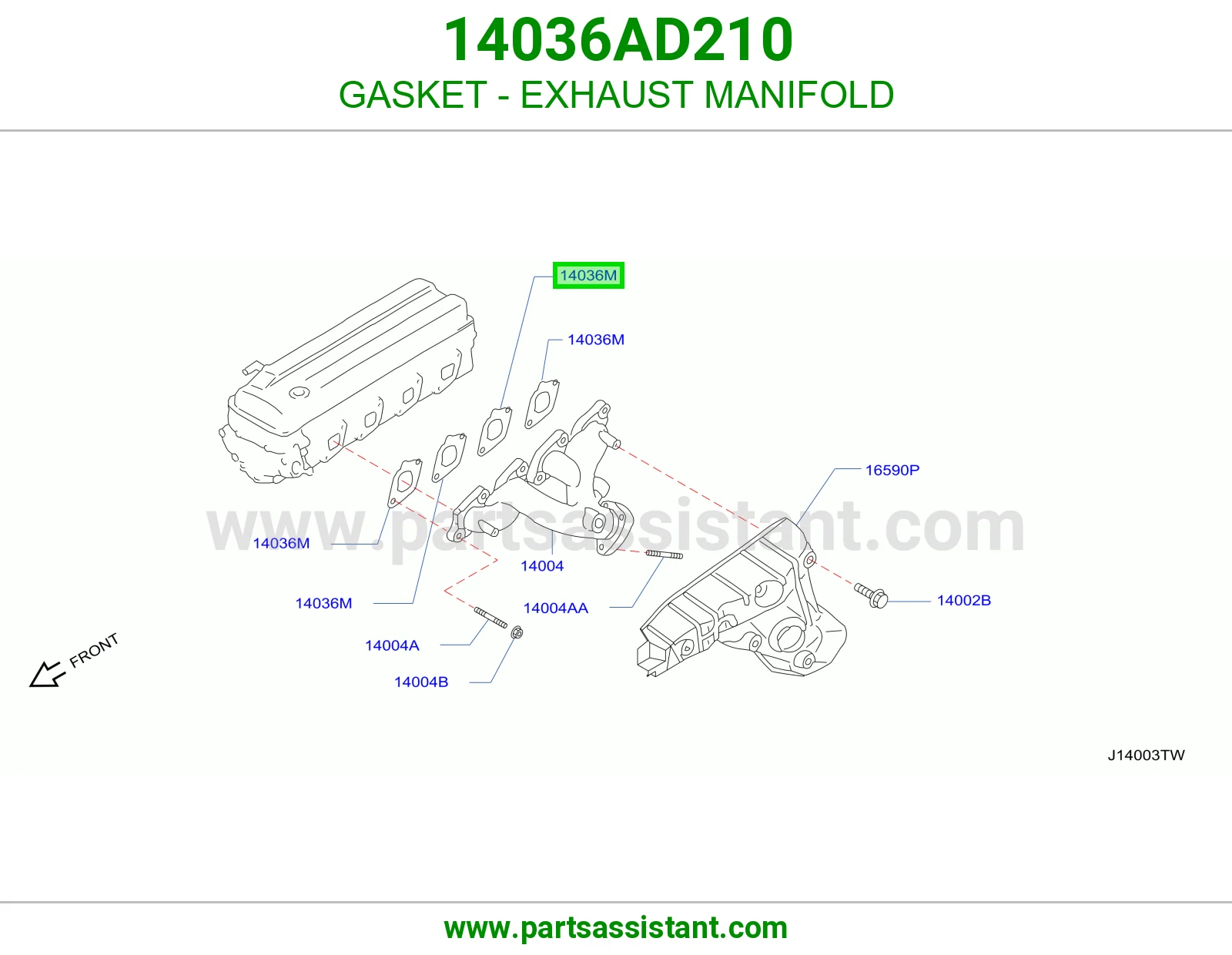GASKET - EXHAUST MANIFOLD