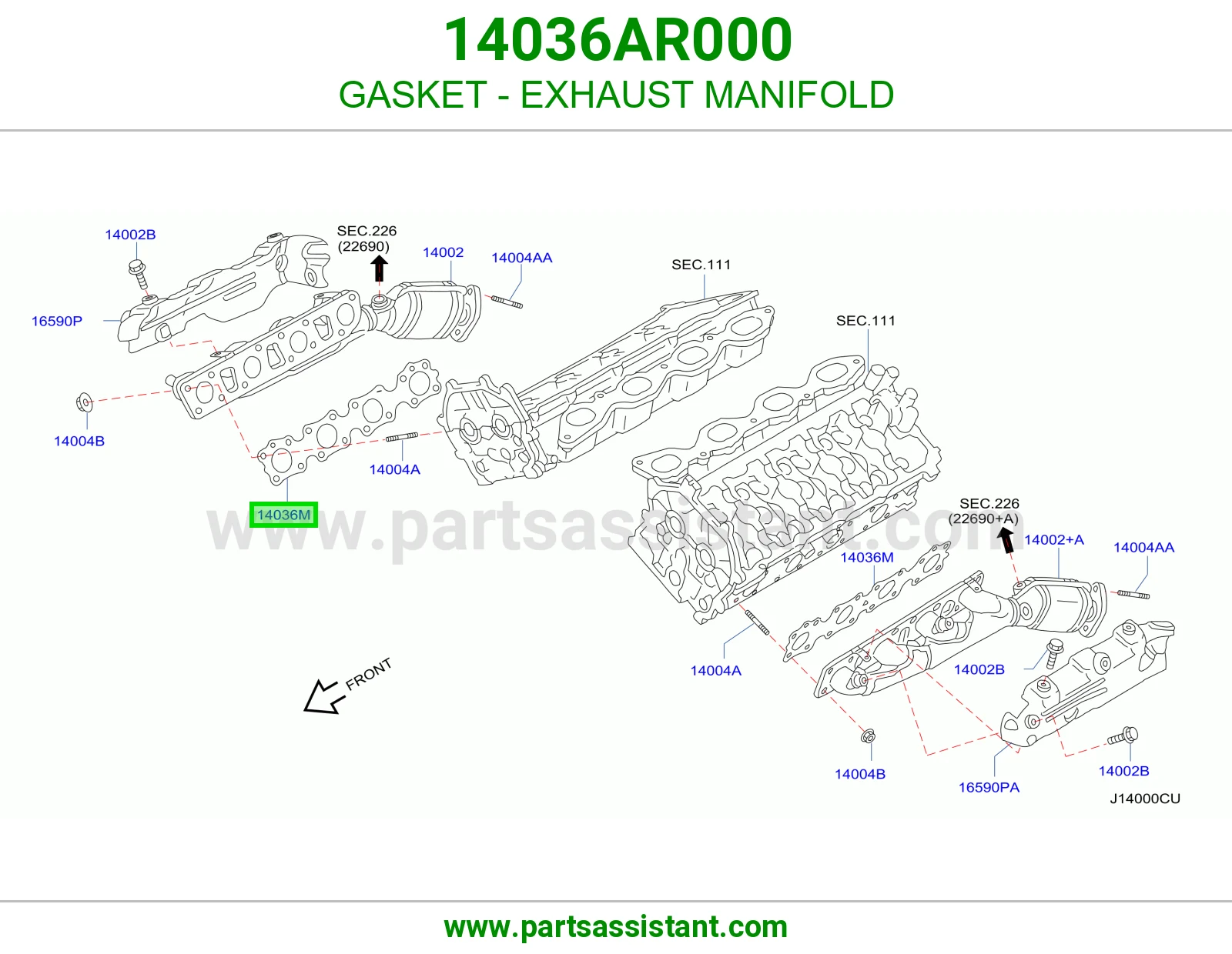 GASKET - EXHAUST MANIFOLD