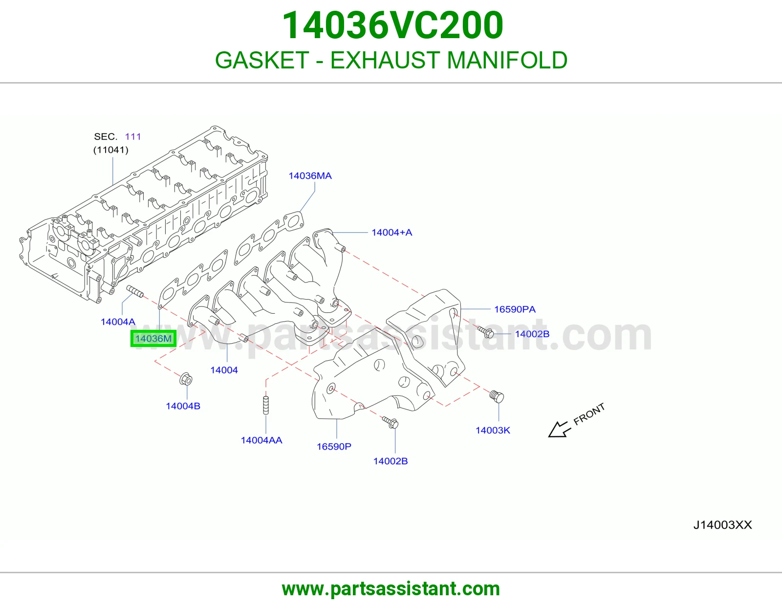 GASKET - EXHAUST MANIFOLD