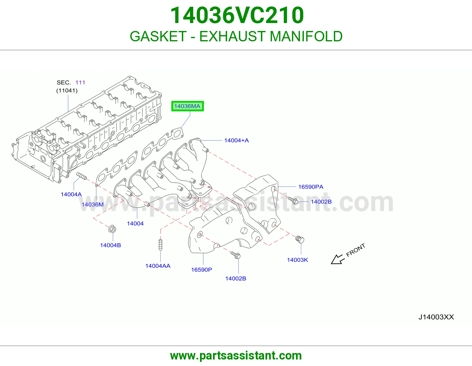 GASKET - EXHAUST MANIFOLD