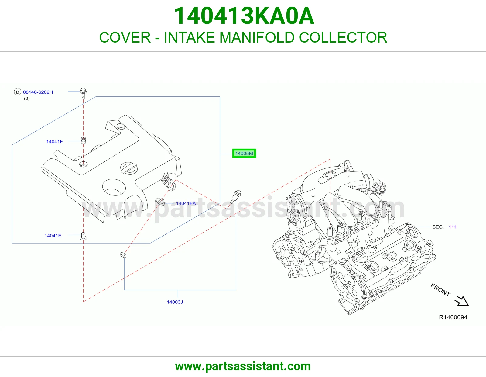 COVER - INTAKE MANIFOLD COLLECTOR