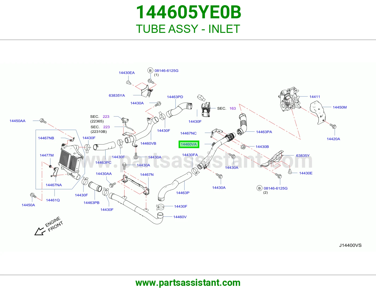 TUBE ASSY - INLET