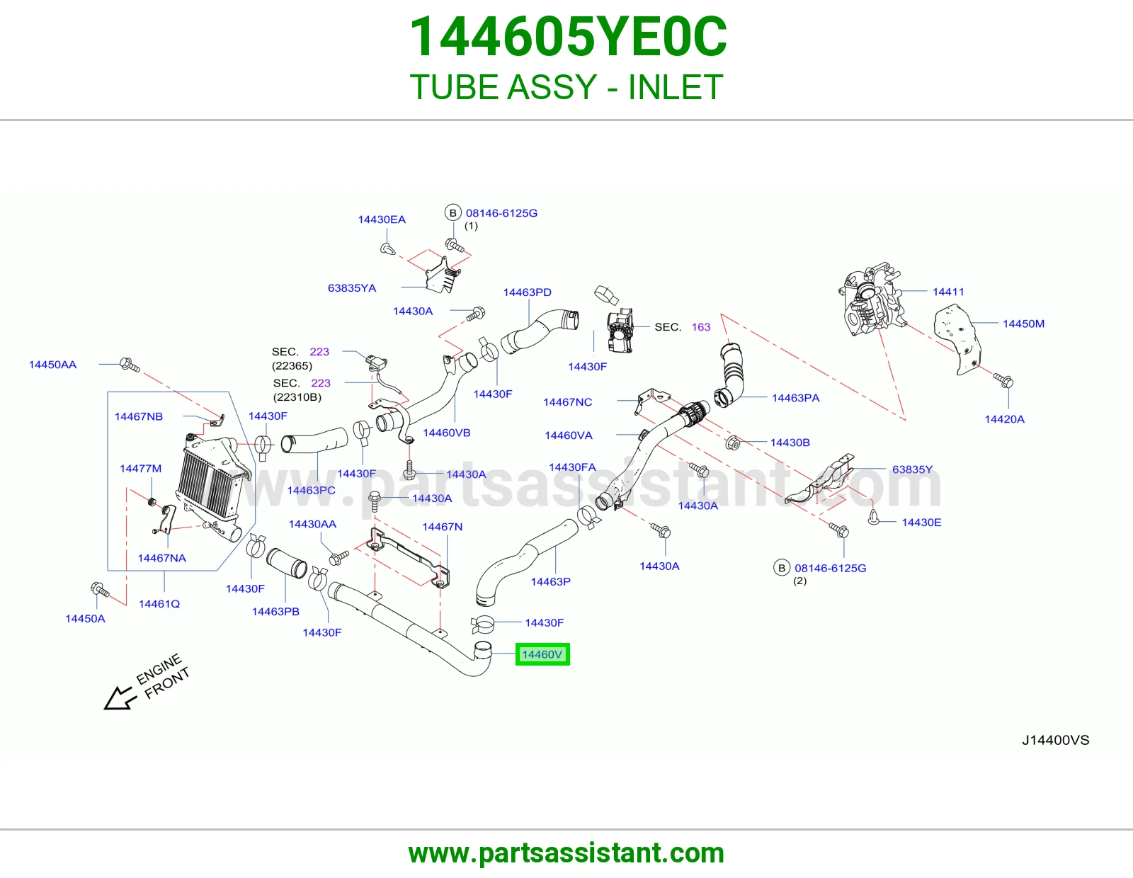 TUBE ASSY - INLET