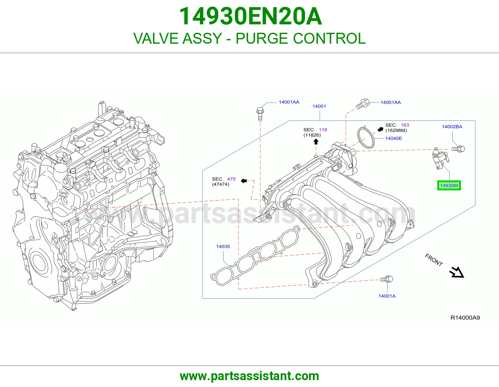 VALVE ASSY - PURGE CONTROL