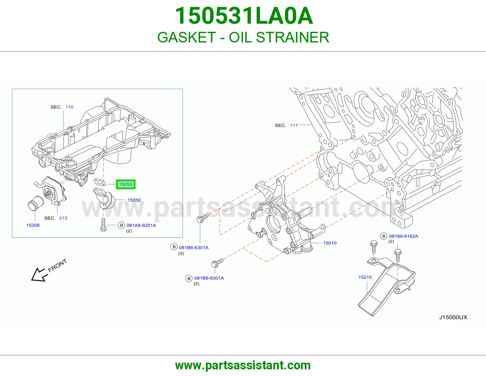 GASKET - OIL STRAINER