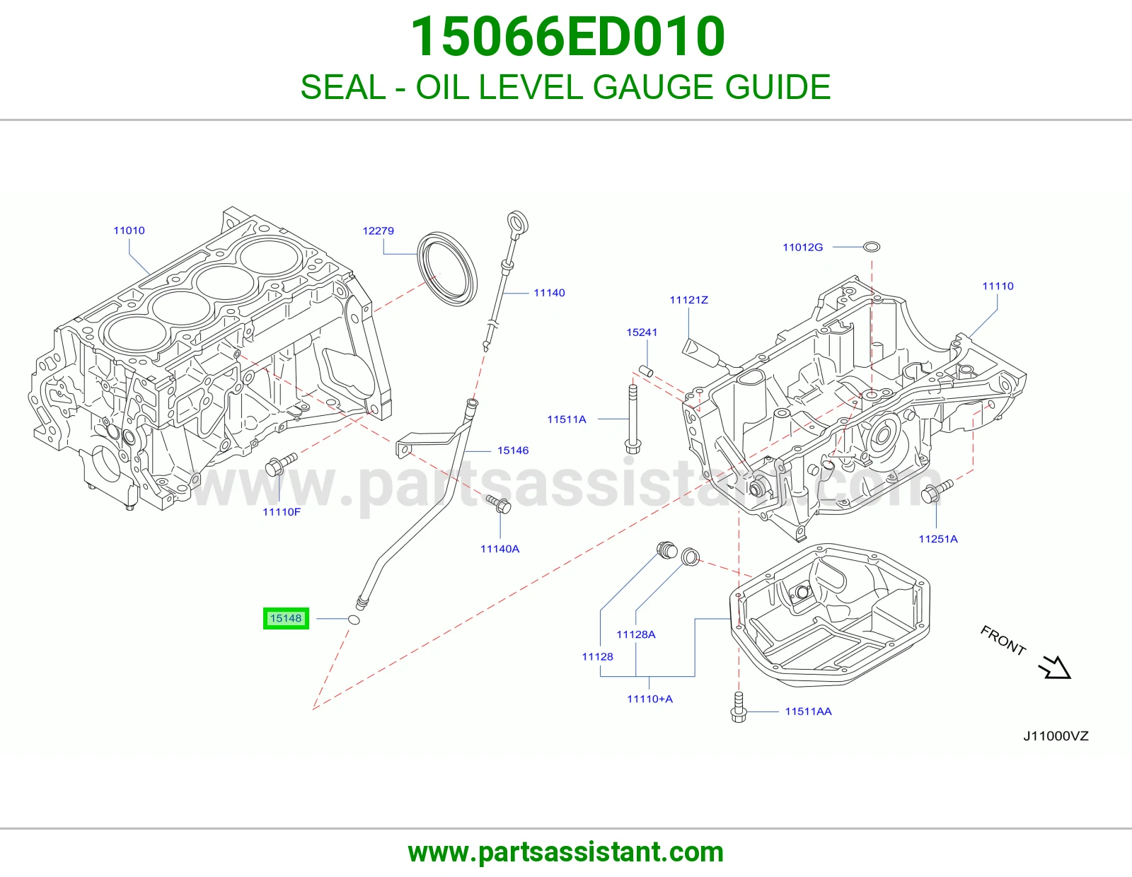 SEAL - OIL LEVEL GAUGE GUIDE