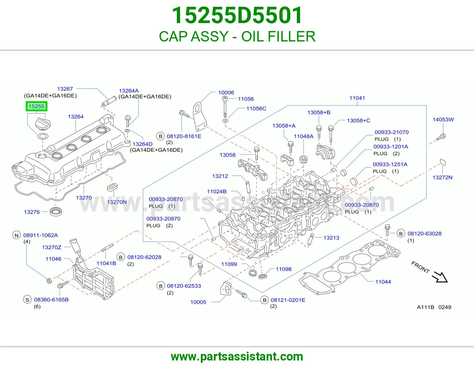 CAP ASSY - OIL FILLER
