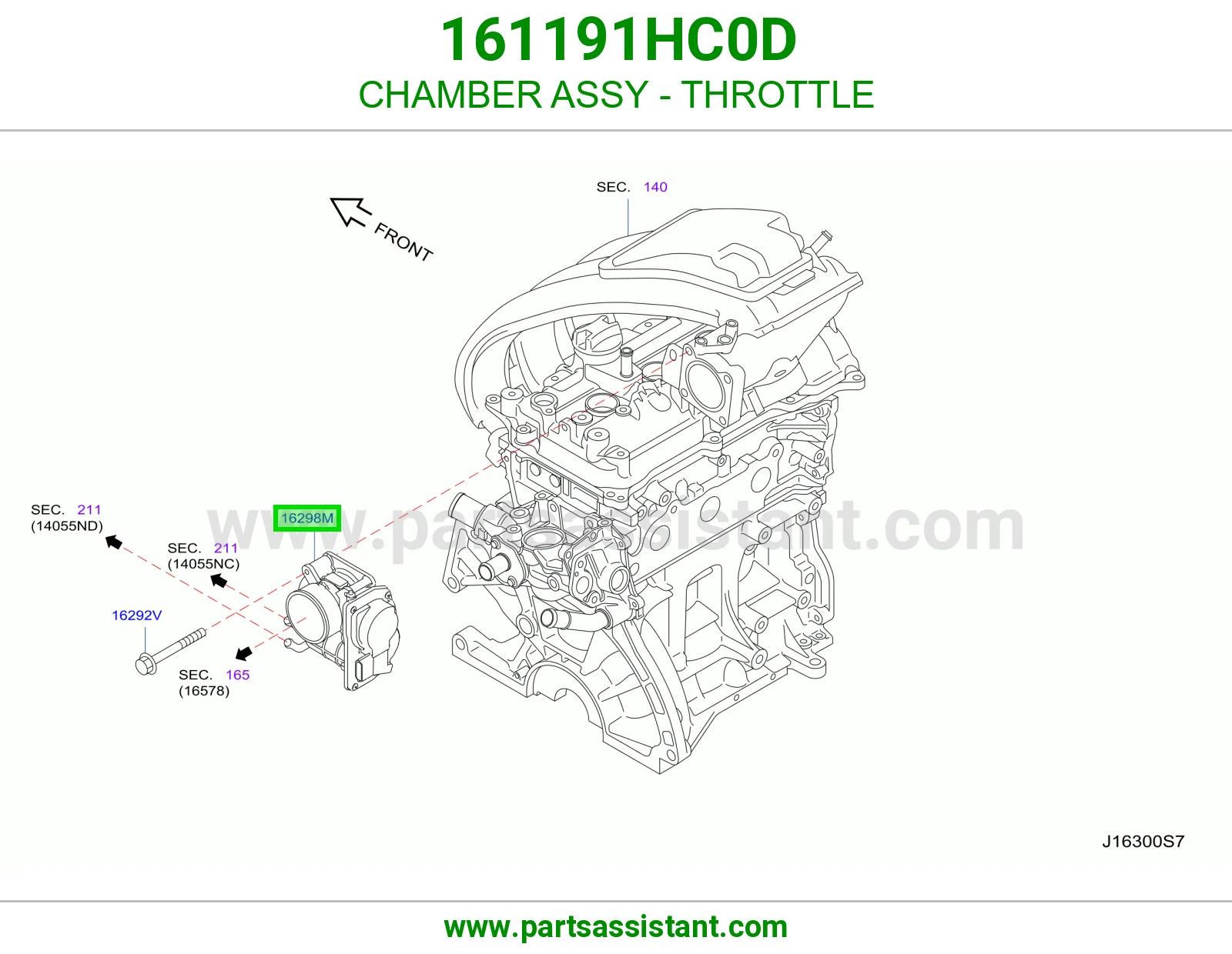 CHAMBER ASSY - THROTTLE