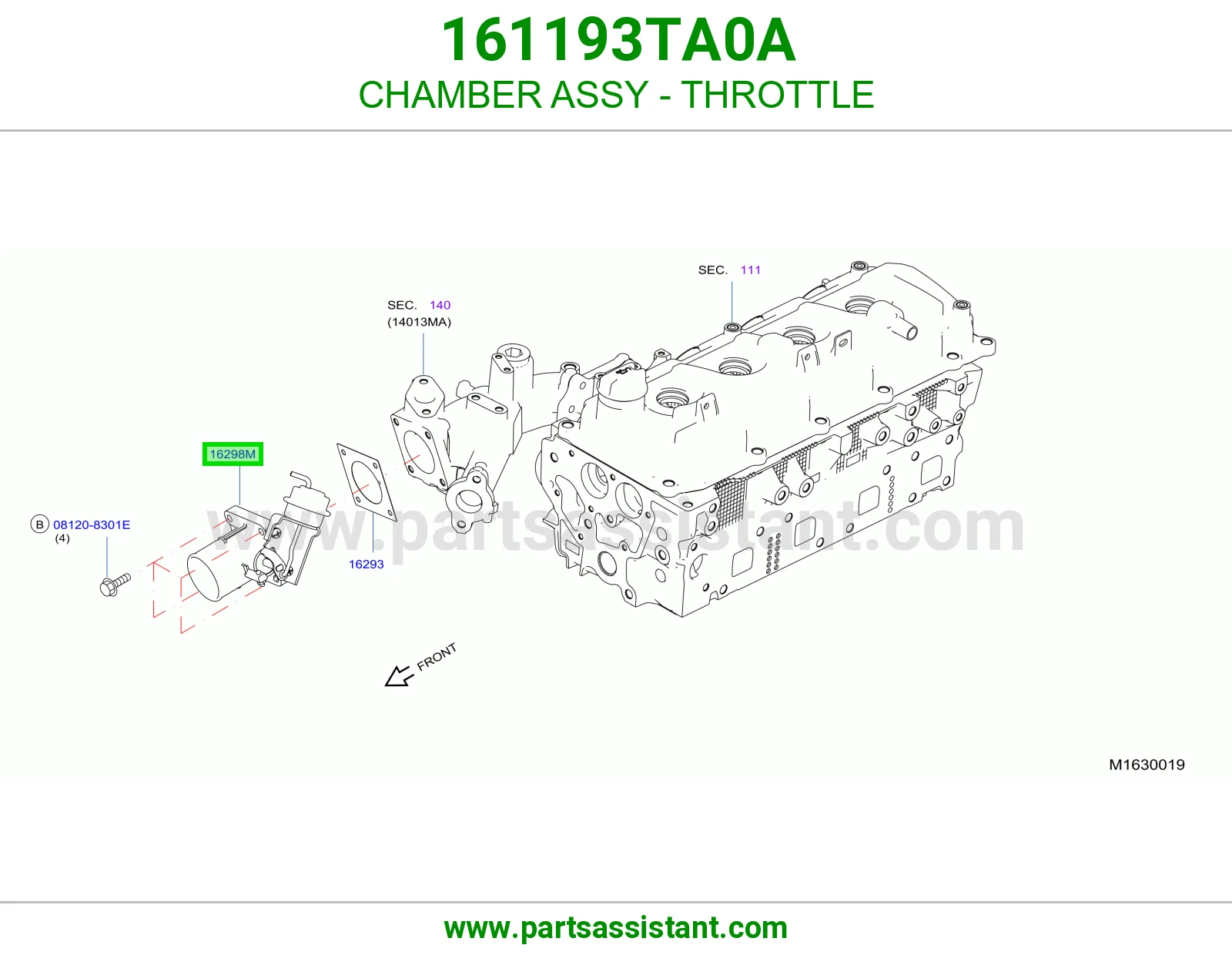 CHAMBER ASSY - THROTTLE