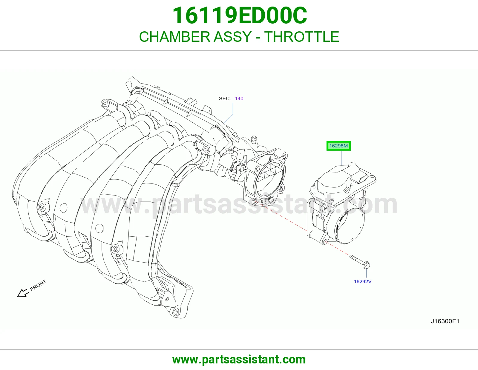 CHAMBER ASSY - THROTTLE
