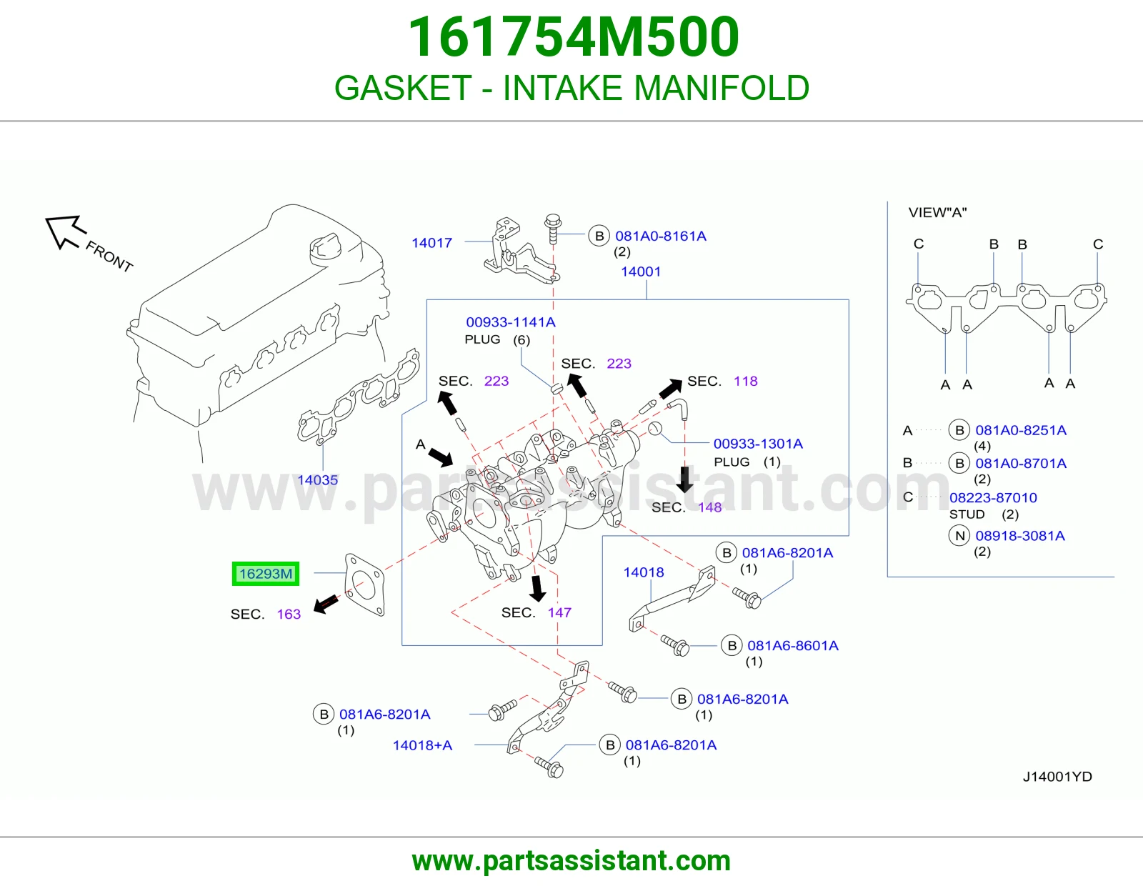 GASKET - INTAKE MANIFOLD