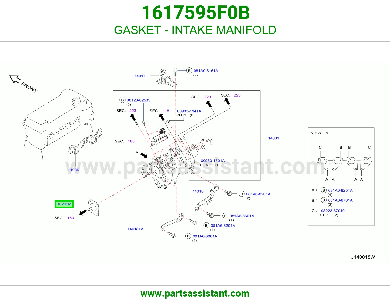 GASKET - INTAKE MANIFOLD