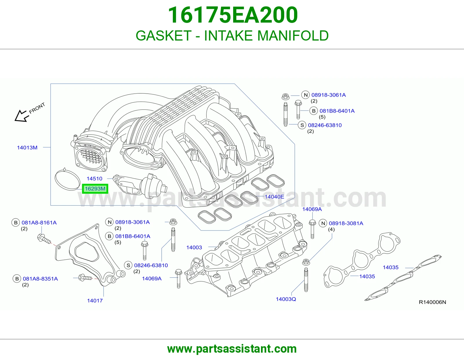 GASKET - INTAKE MANIFOLD