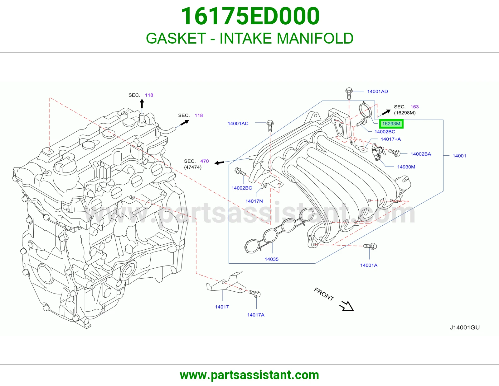 GASKET - INTAKE MANIFOLD