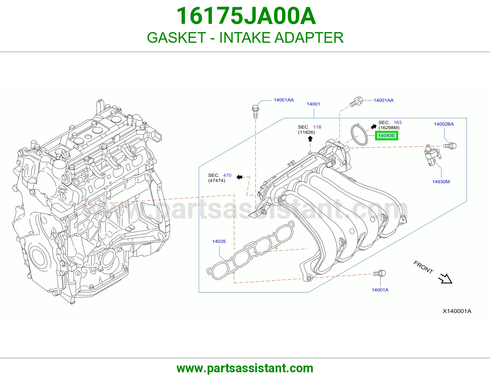 GASKET - INTAKE ADAPTER