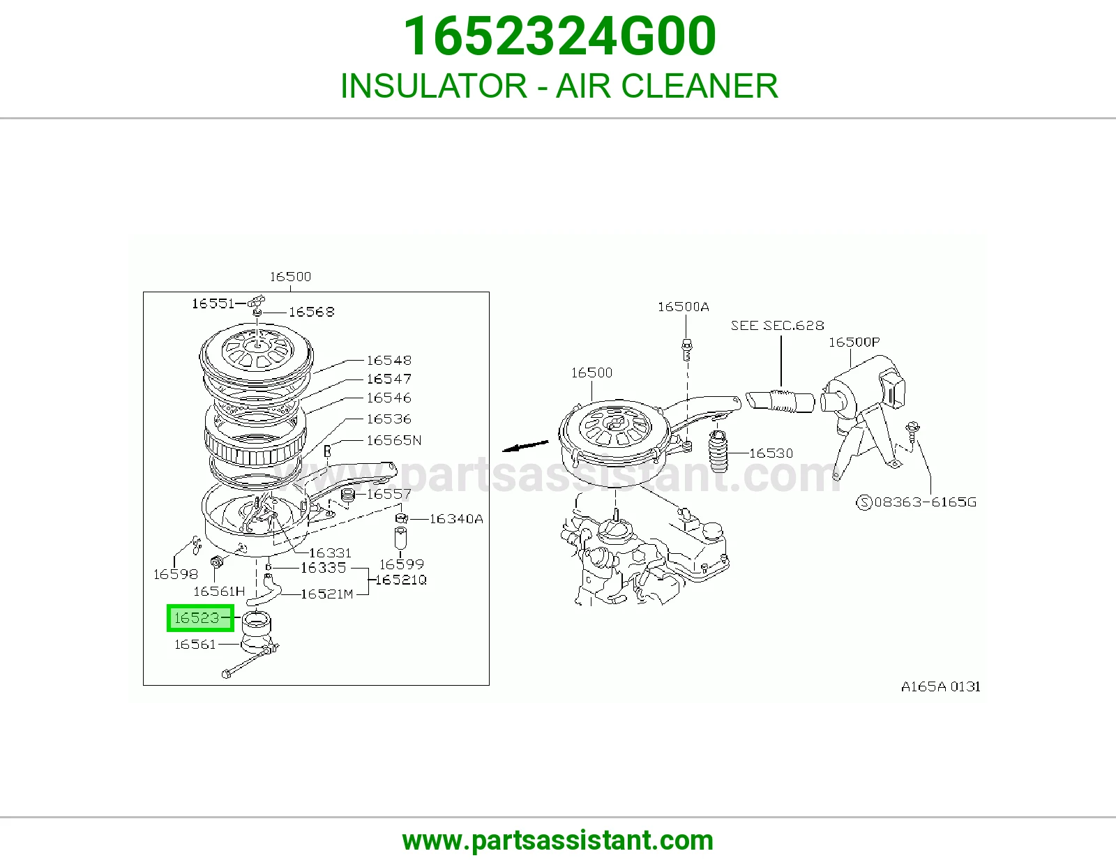 INSULATOR - AIR CLEANER