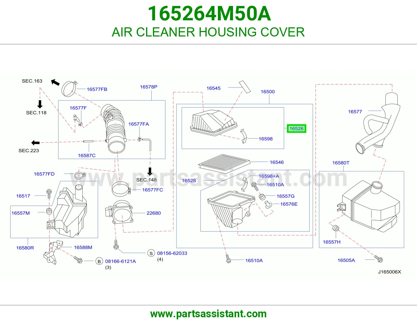 AIR CLEANER HOUSING COVER