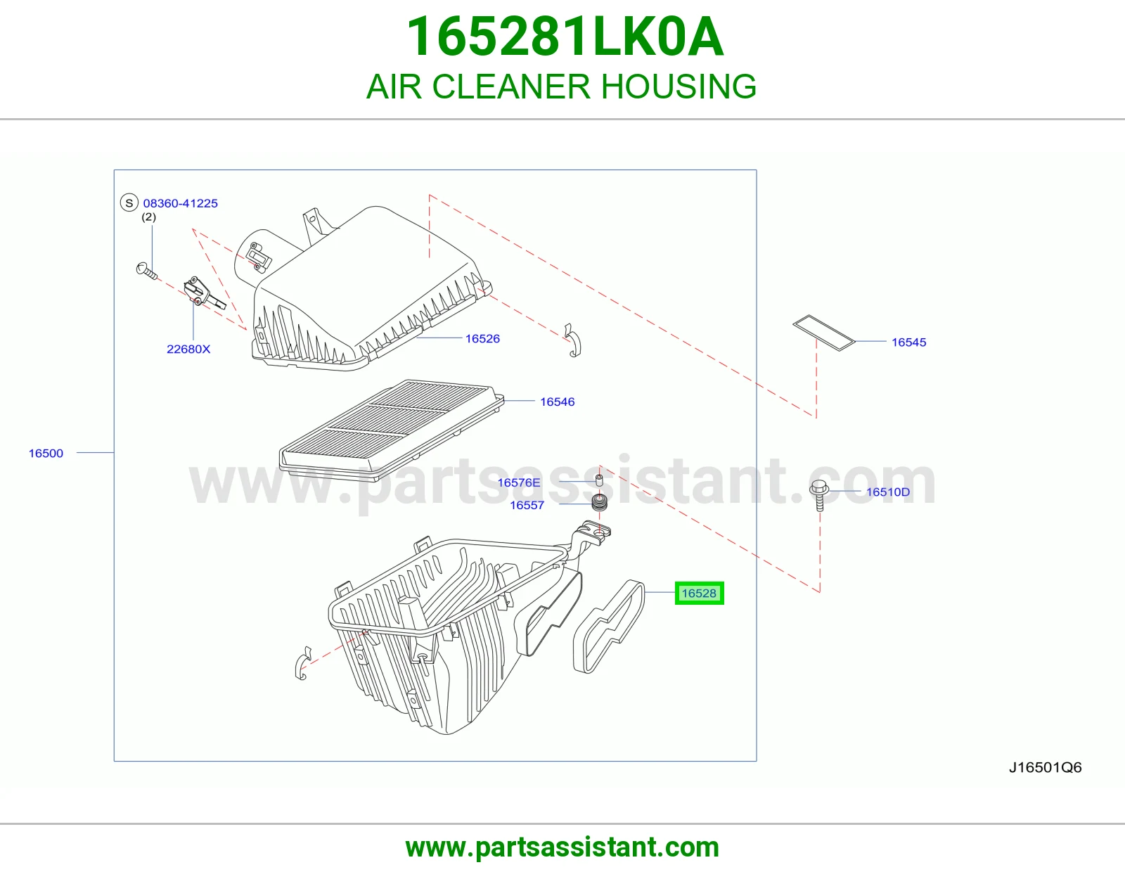 AIR CLEANER HOUSING