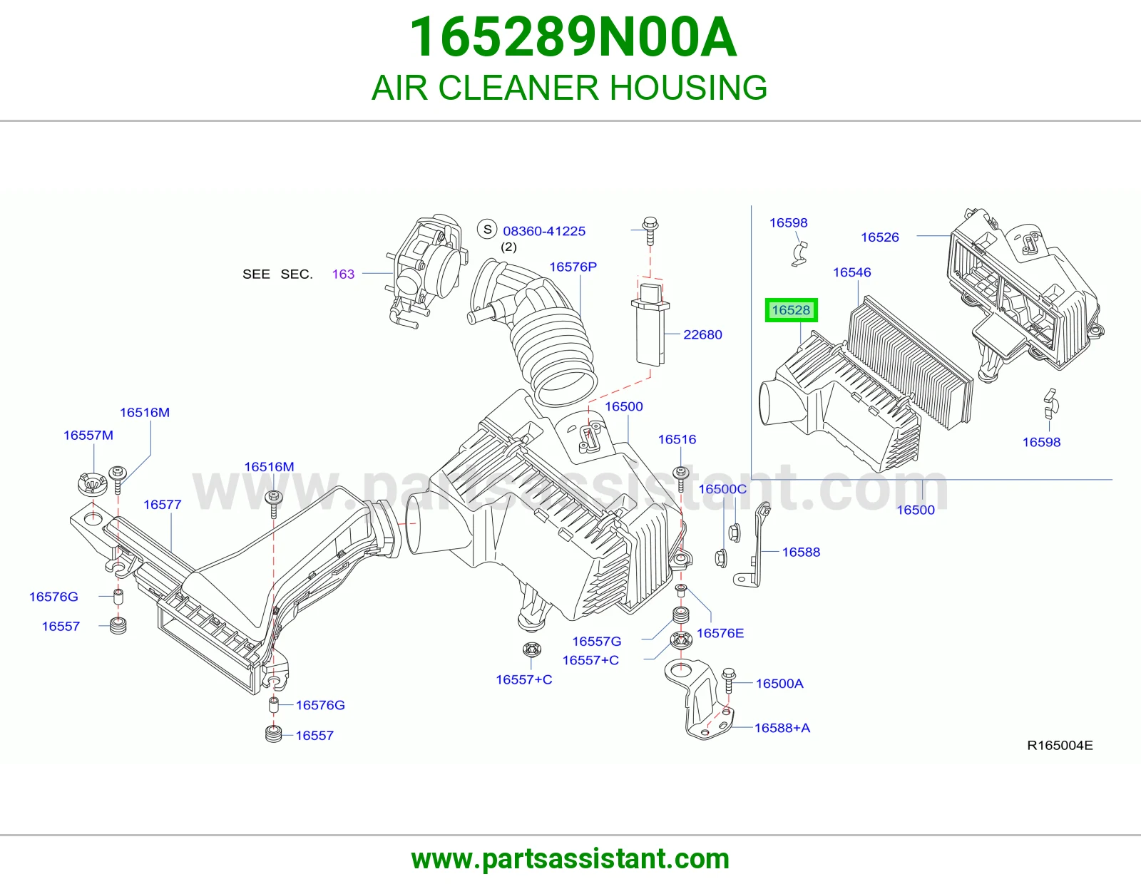 AIR CLEANER HOUSING