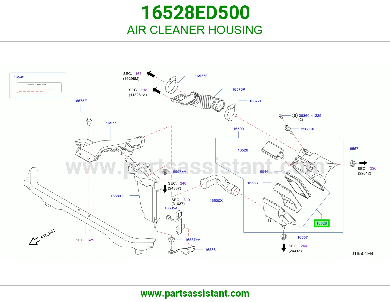 AIR CLEANER HOUSING