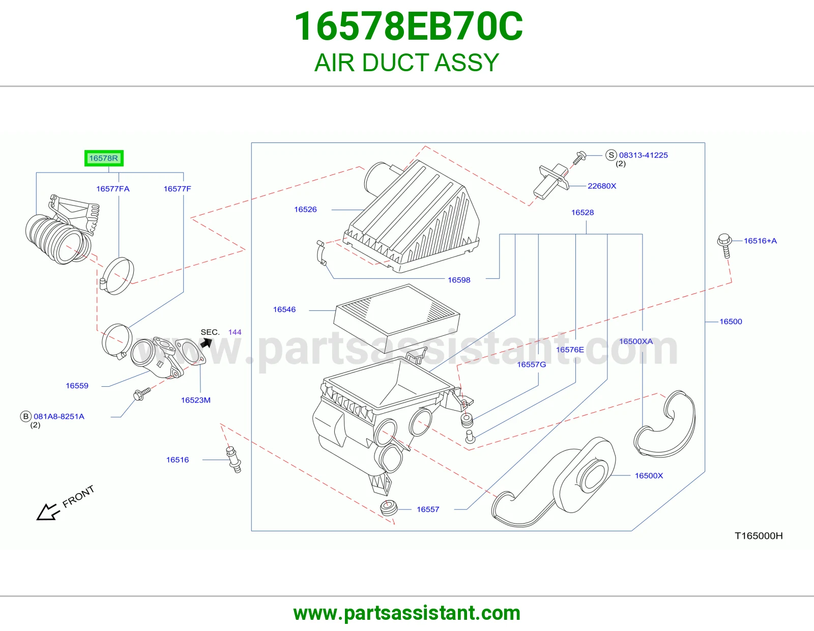 AIR DUCT ASSY