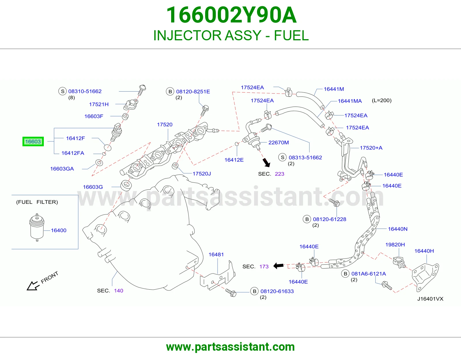 INJECTOR ASSY - FUEL