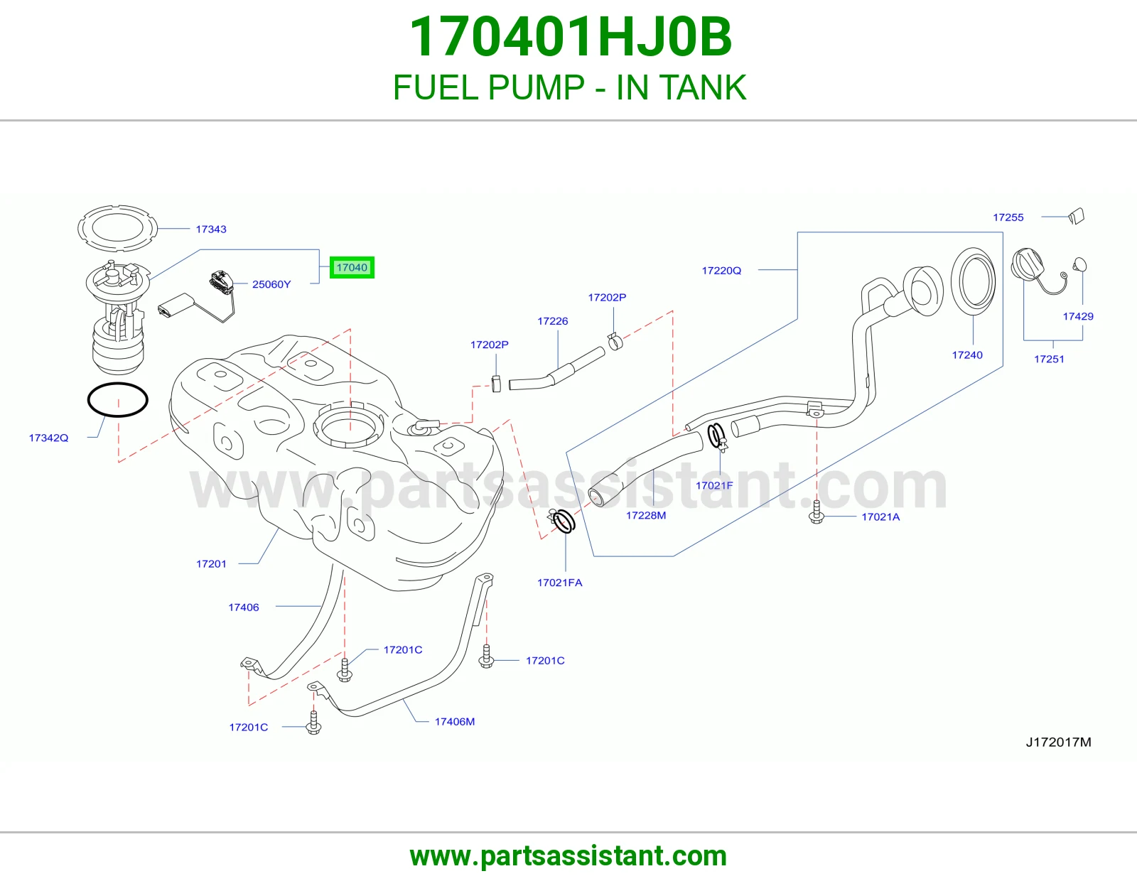 FUEL PUMP - IN TANK