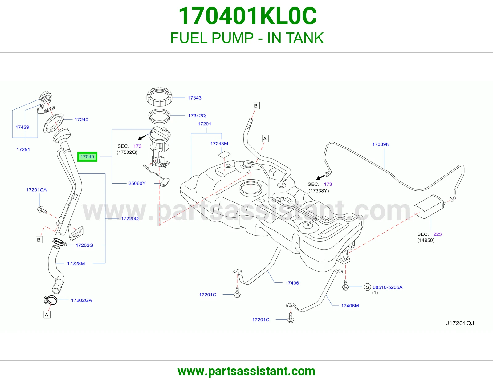 FUEL PUMP - IN TANK