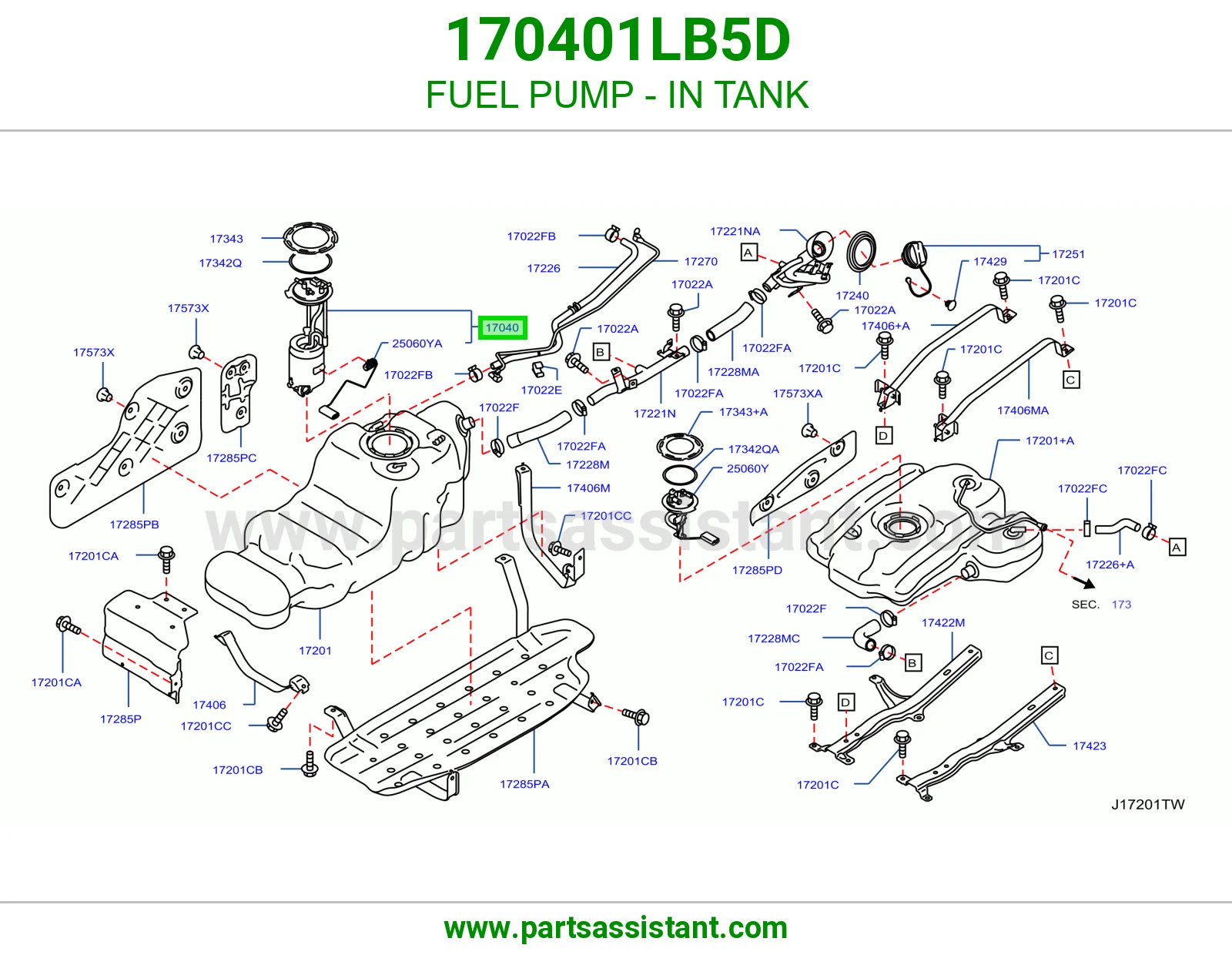 FUEL PUMP - IN TANK