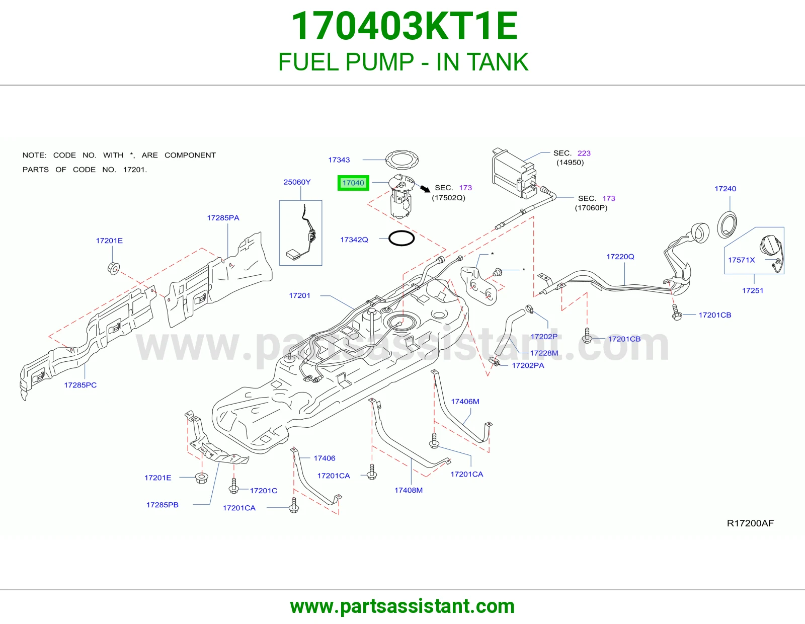 FUEL PUMP - IN TANK
