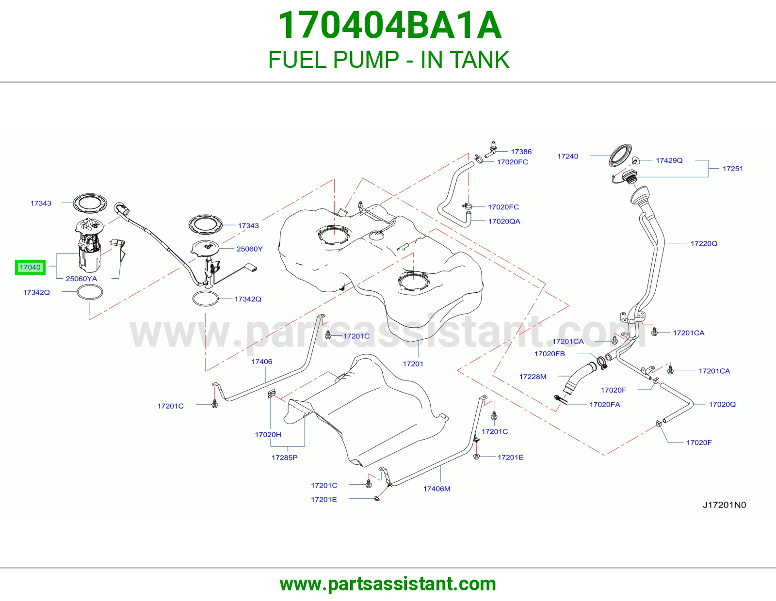 FUEL PUMP - IN TANK
