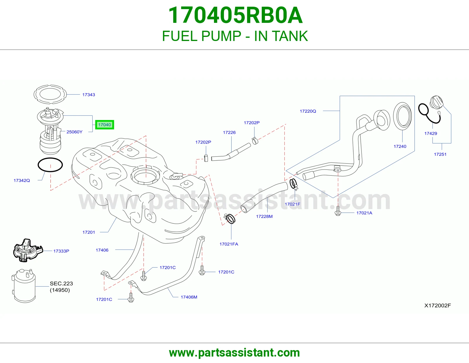 FUEL PUMP - IN TANK