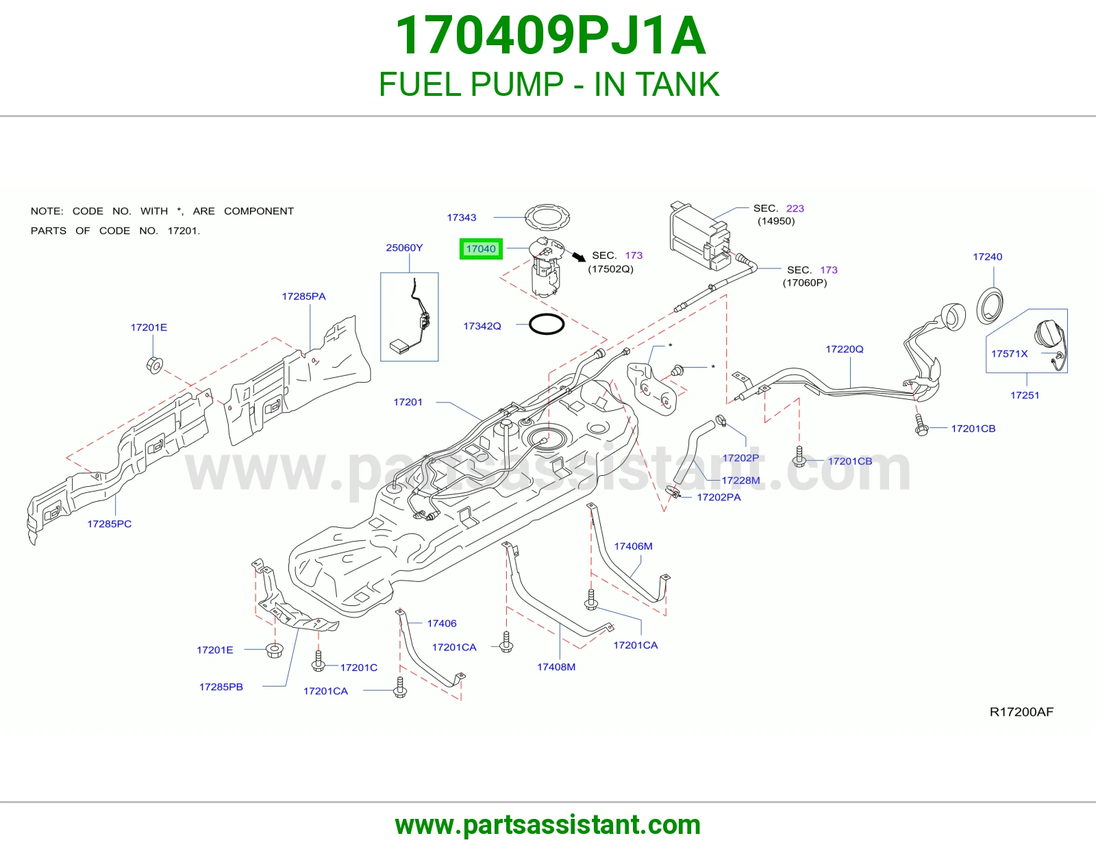 FUEL PUMP - IN TANK