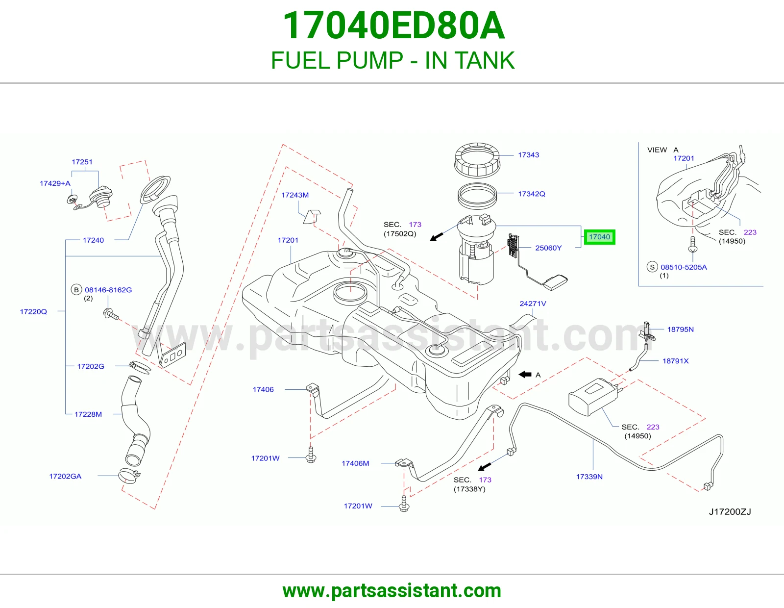 FUEL PUMP - IN TANK