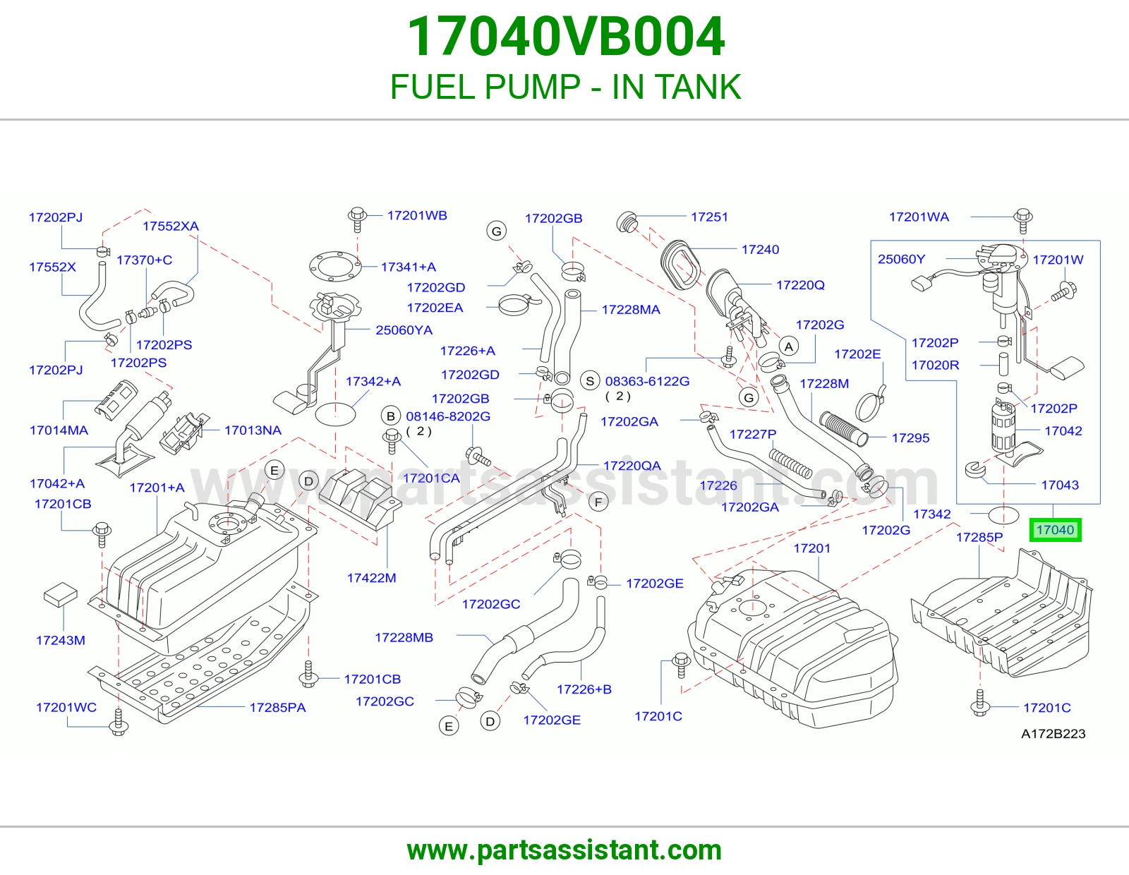FUEL PUMP - IN TANK