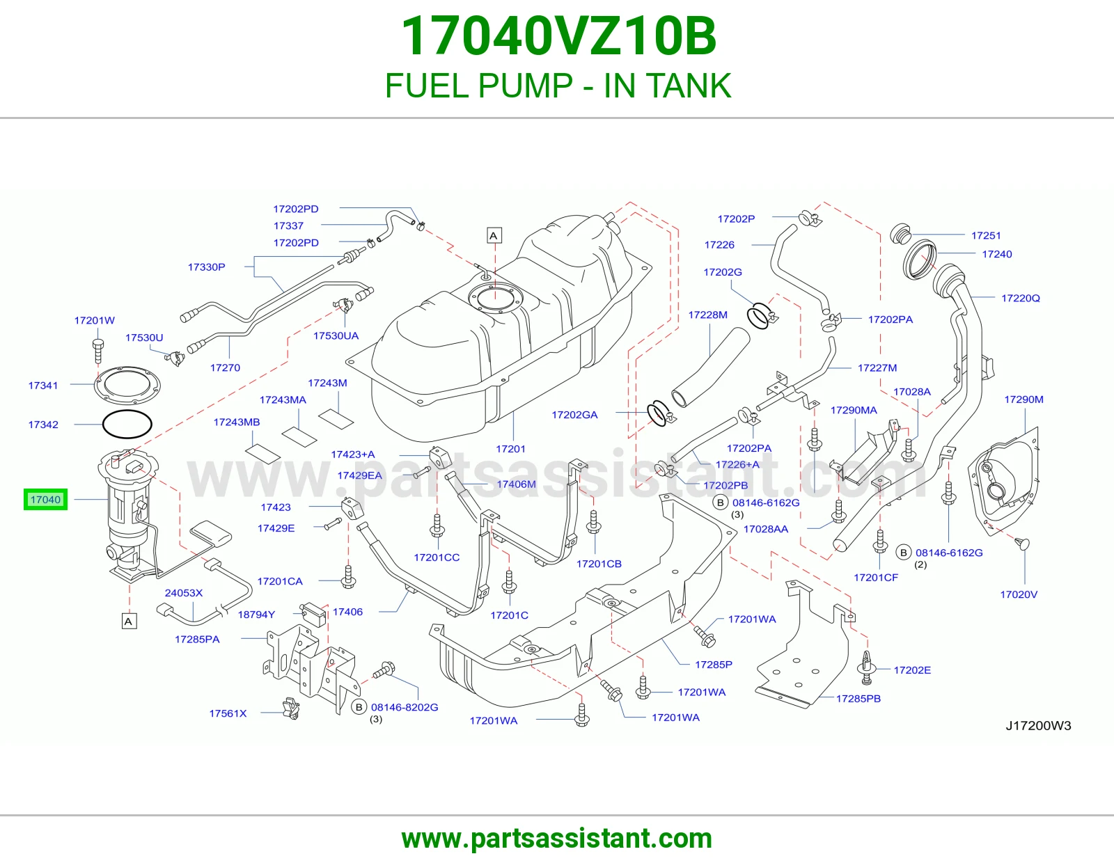 FUEL PUMP - IN TANK