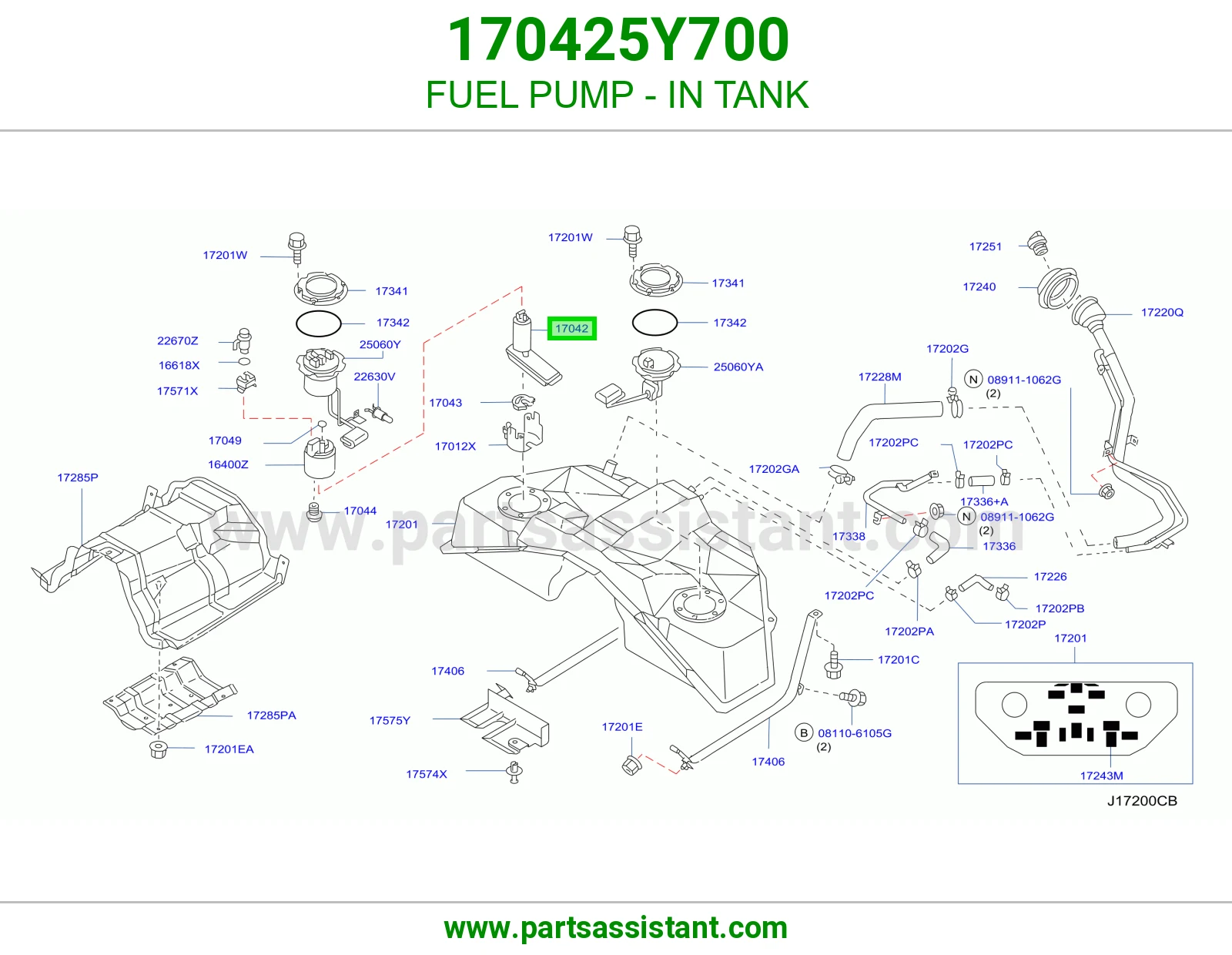 FUEL PUMP - IN TANK