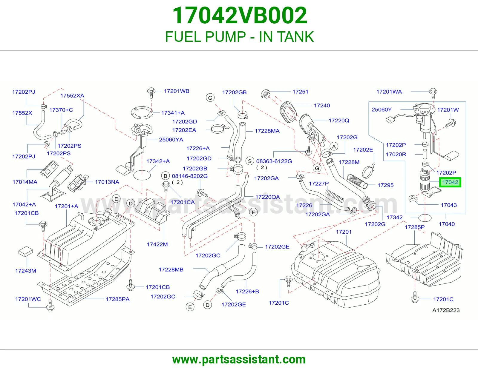 FUEL PUMP - IN TANK