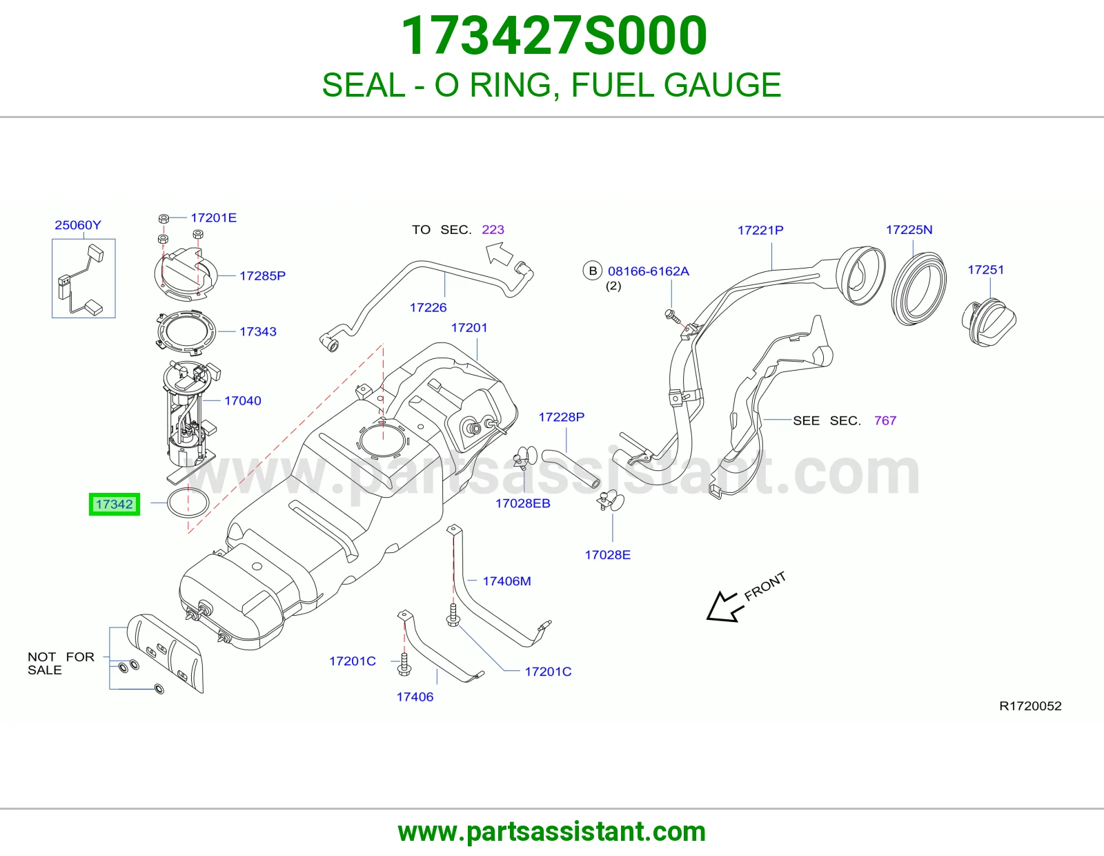 SEAL - O RING, FUEL GAUGE