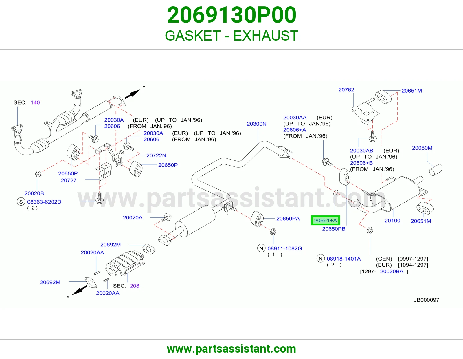 GASKET - EXHAUST