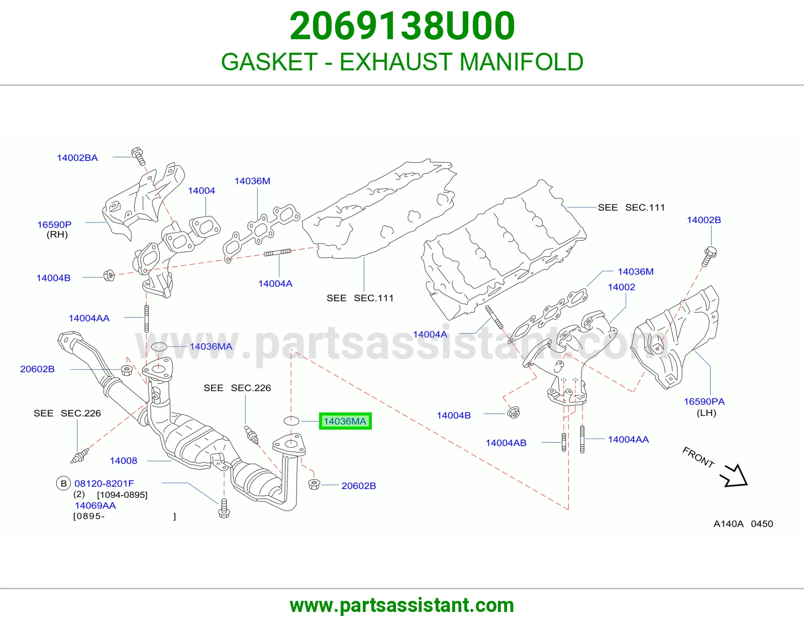 GASKET - EXHAUST MANIFOLD