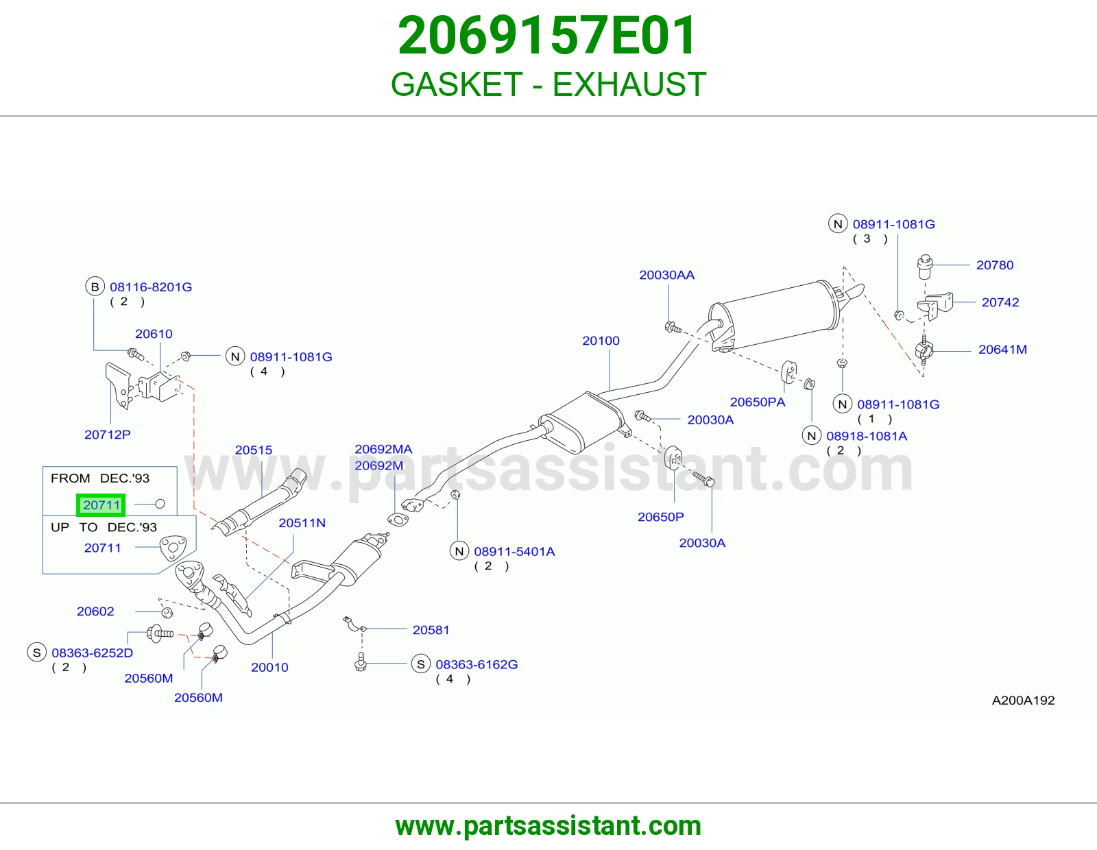 GASKET - EXHAUST