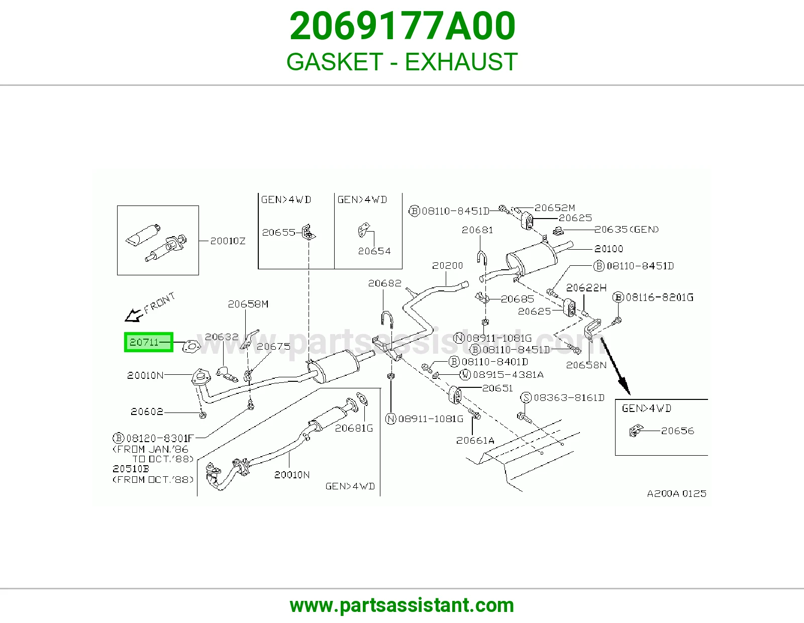 GASKET - EXHAUST