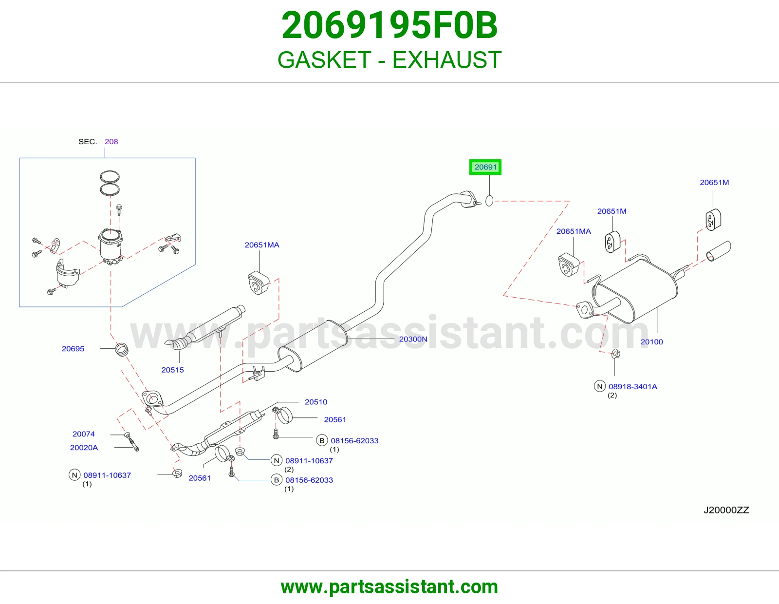 GASKET - EXHAUST