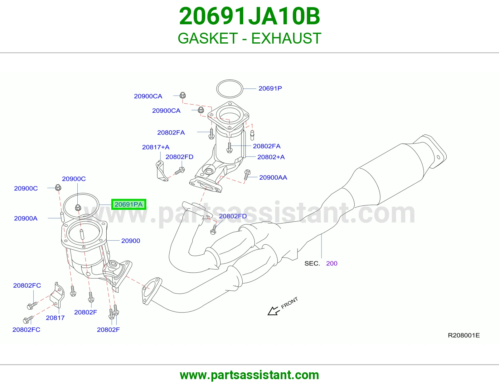 GASKET - EXHAUST