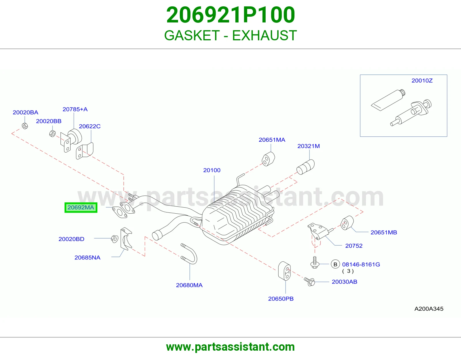 GASKET - EXHAUST