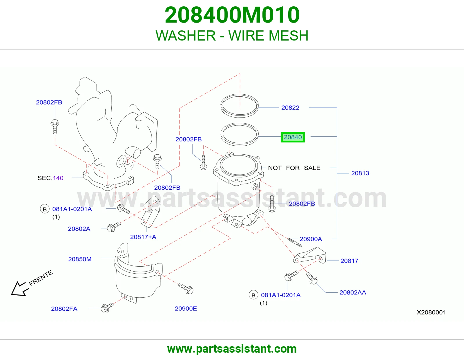 WASHER - WIRE MESH