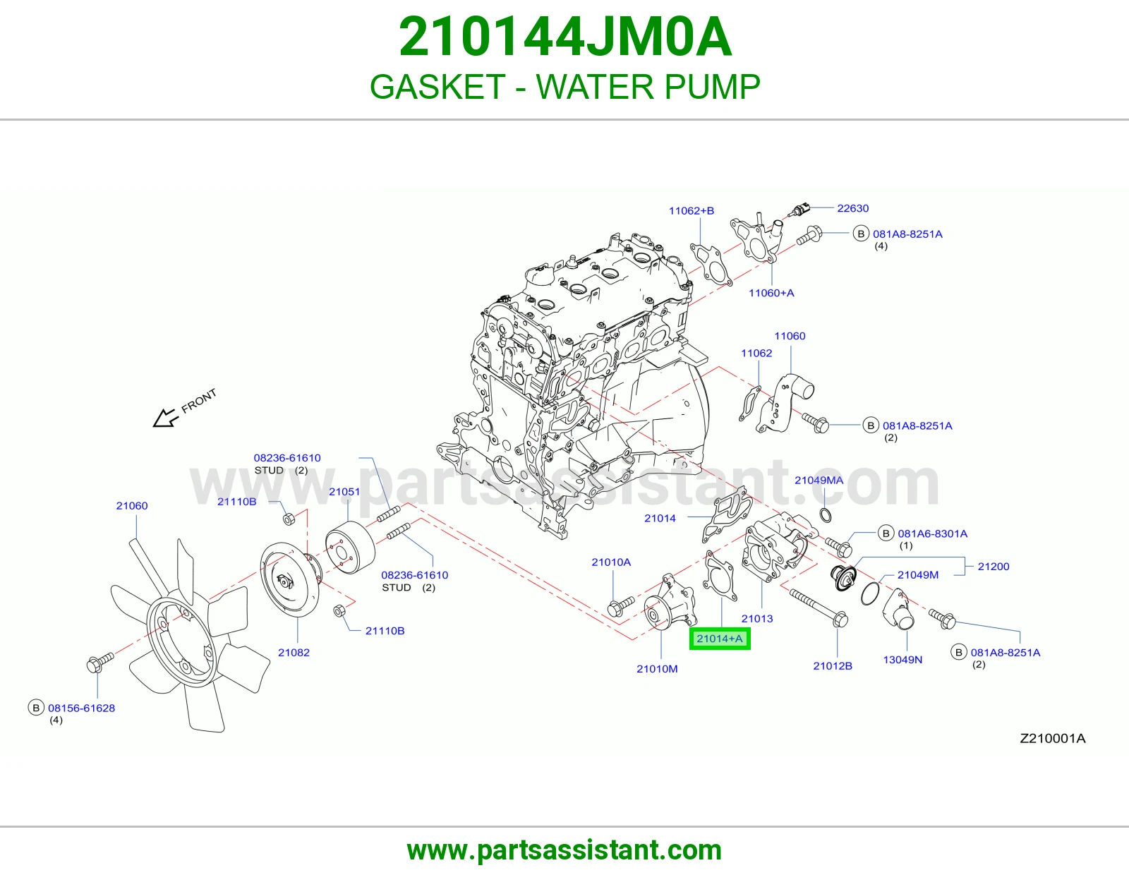 GASKET - WATER PUMP