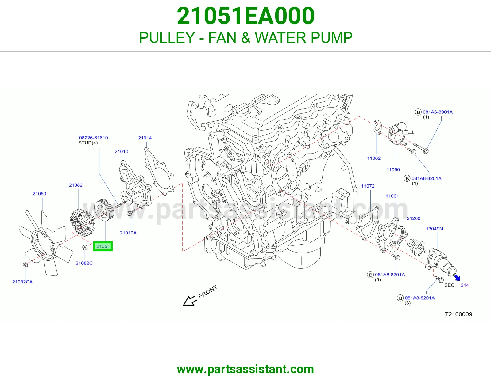 PULLEY - FAN & WATER PUMP
