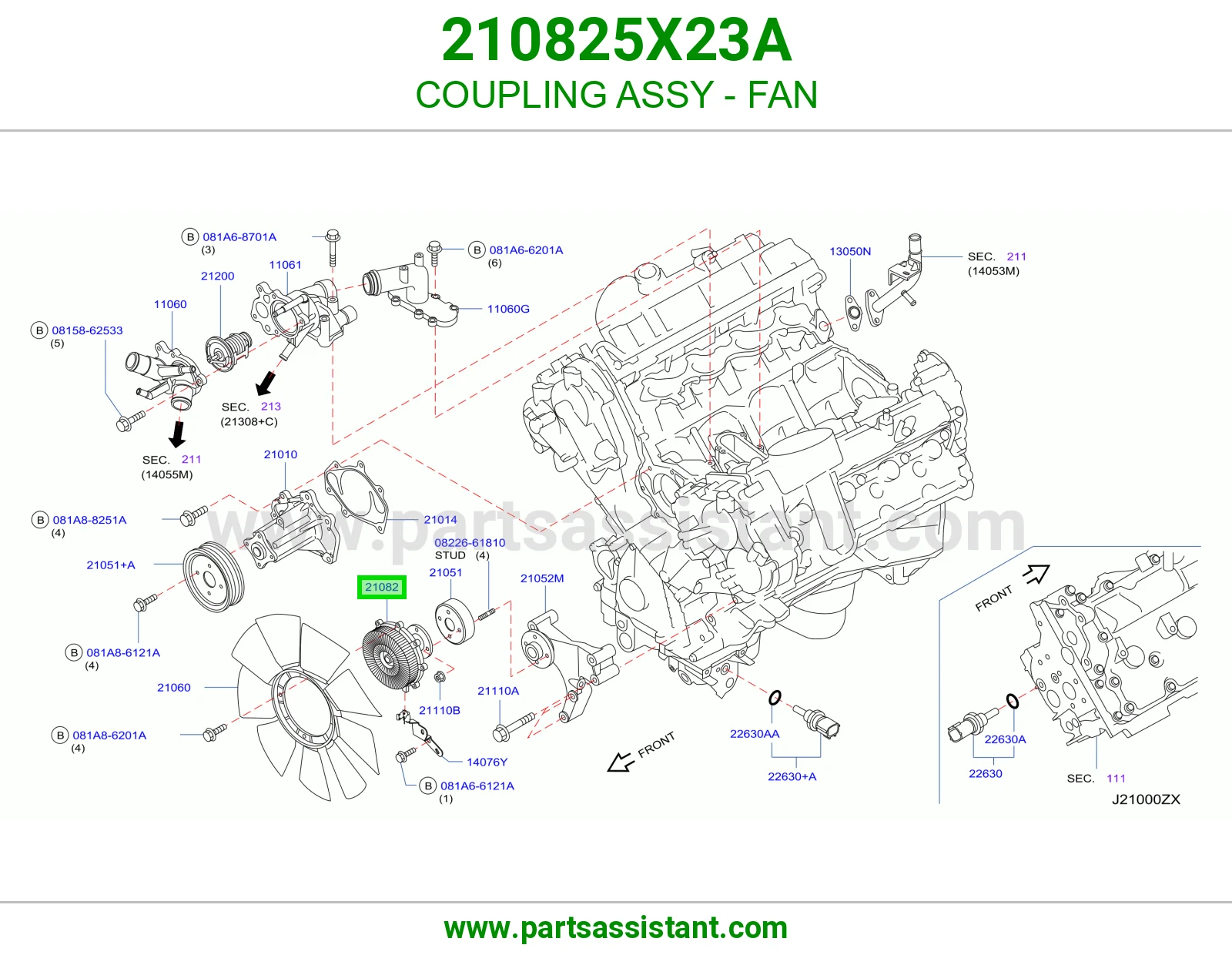 COUPLING ASSY - FAN